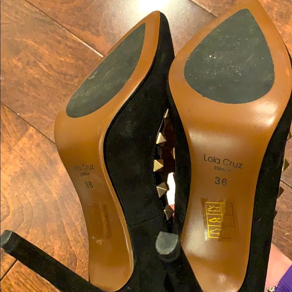 LOLA CRUZ leather / suede shoes pumps size 36 / 6 - Picture 4 of 7